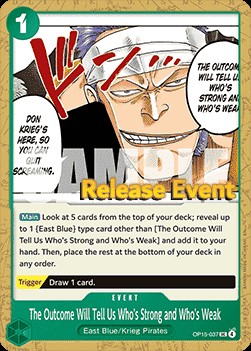 The Outcome Will Tell Us Who's Strong and Who's Weak (Pre-Release Stamp)