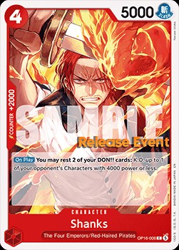 Shanks (Pre-Release Stamp)