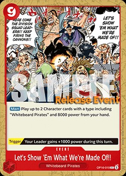 Let's Show 'Em What We're Made Of!! (Pre-Release Stamp)