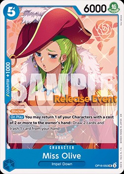 Miss Olive (Pre-Release Stamp)
