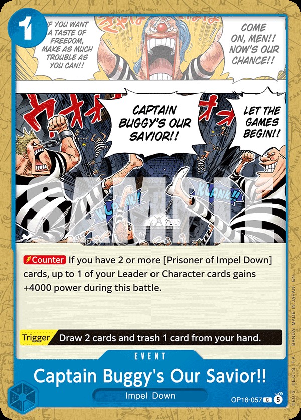 Captain Buggy's Our Savior!!