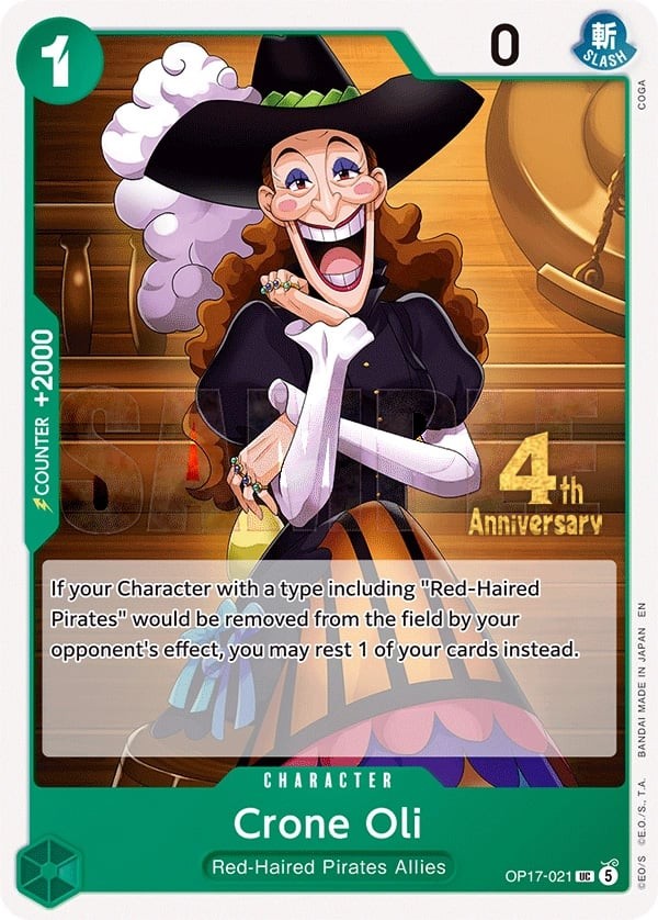 Crone Oil (4th Anniversary Stamp)