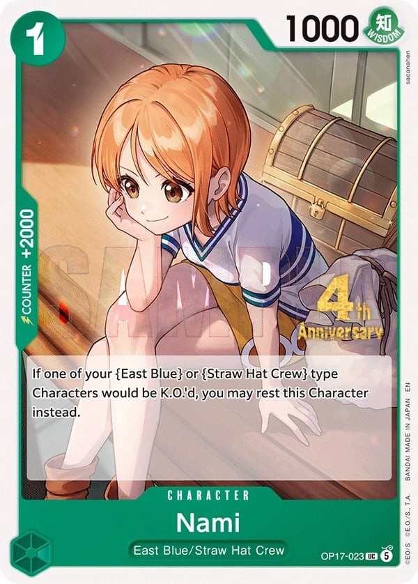 Nami (4th Anniversary Stamp)