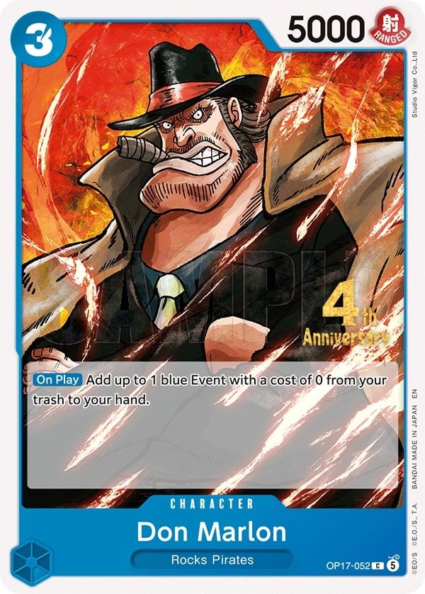 Don Marlon (4th Anniversary Stamp)