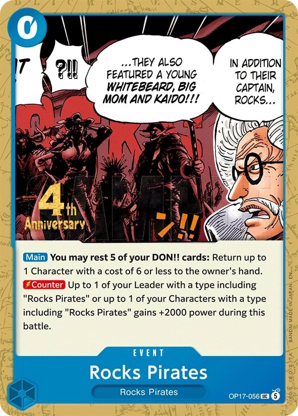 Rocks Pirates (4th Anniversary Stamp)