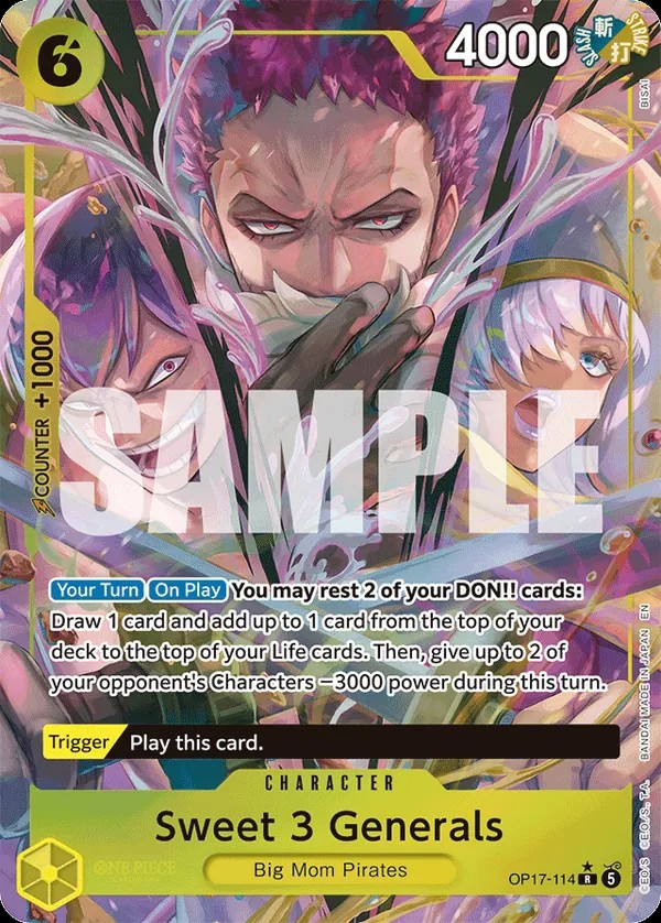 Sweet 3 Generals