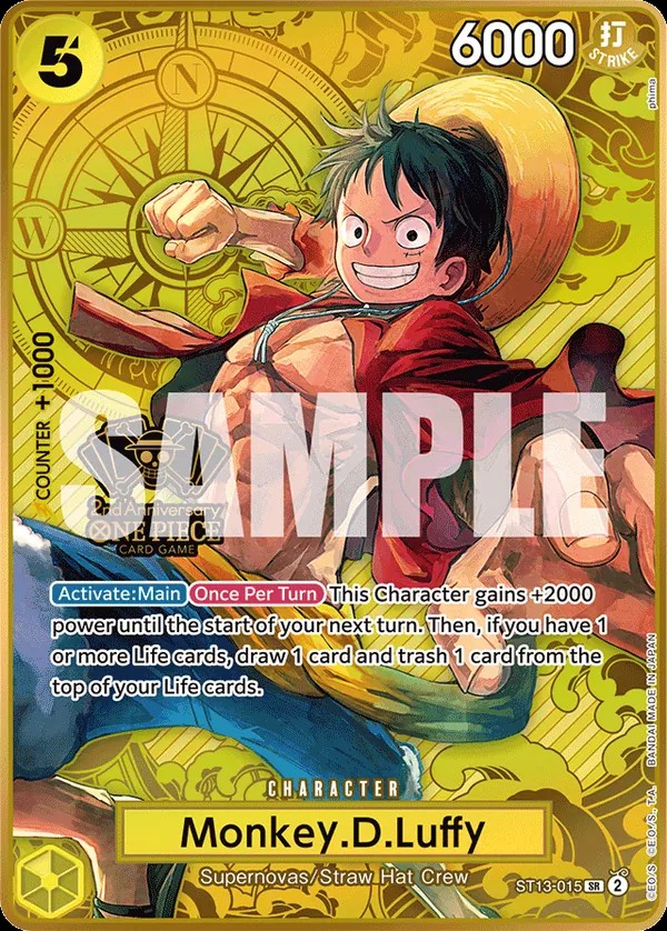 Monkey D. Luffy (2nd Japanese Anniversary Set)